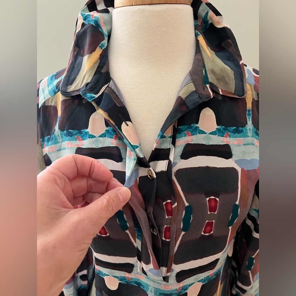 Abstract Patterned Dress by Marie Oliver - Picture 2 of 6